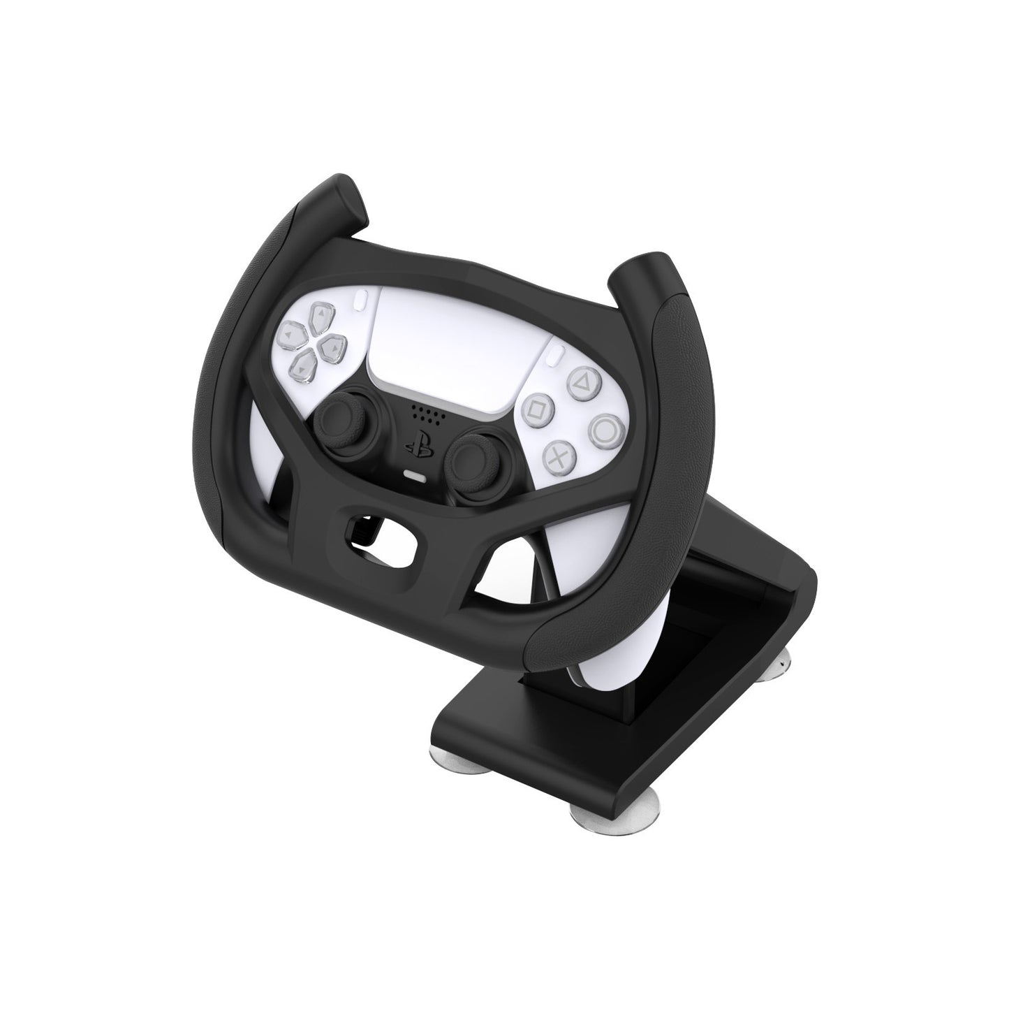 Gamepad Steering Wheel Bracket With Suction Cup
